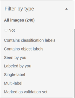 Label images