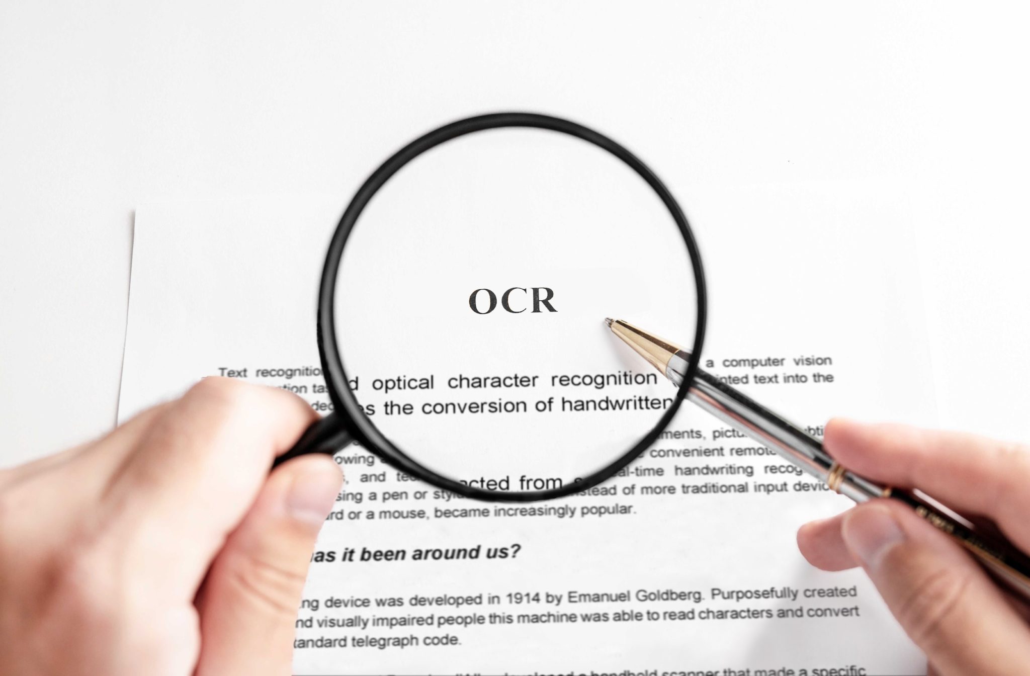 what is ocr in scanner? Optical Character Recognition