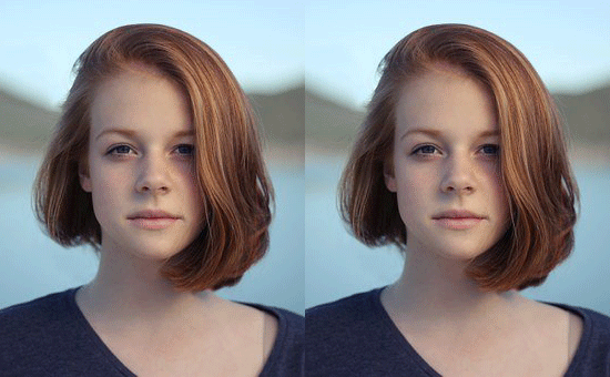 Using Haar-like features to detect the shape of a face.