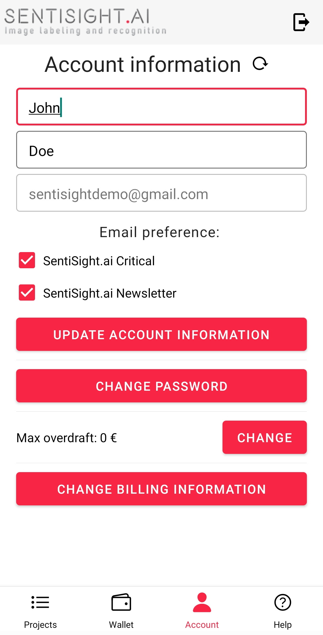 SentiSight.ai Mobile APP