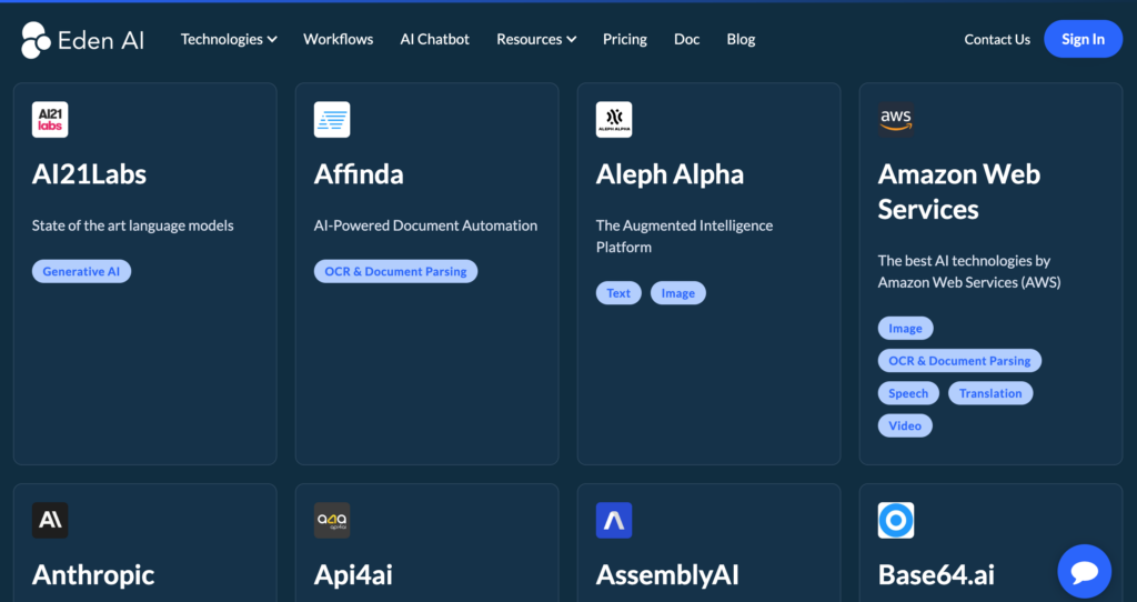 Eden AI: Build AI Products with Ease - SentiSight.ai Eden AI: Build AI Products with Ease - SentiSight.ai