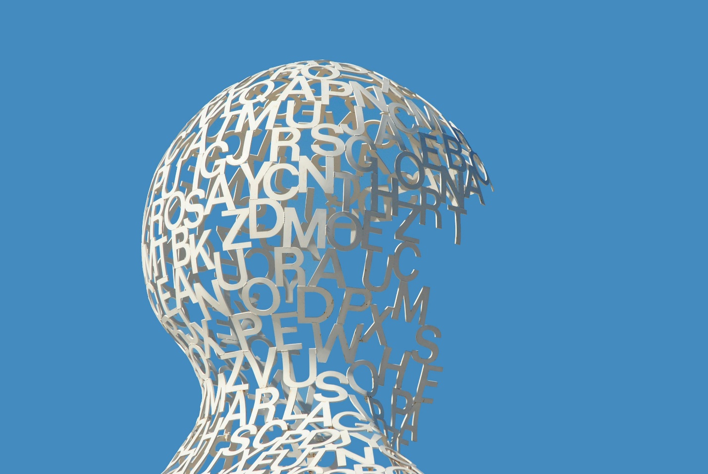 round-shaped letters illustration