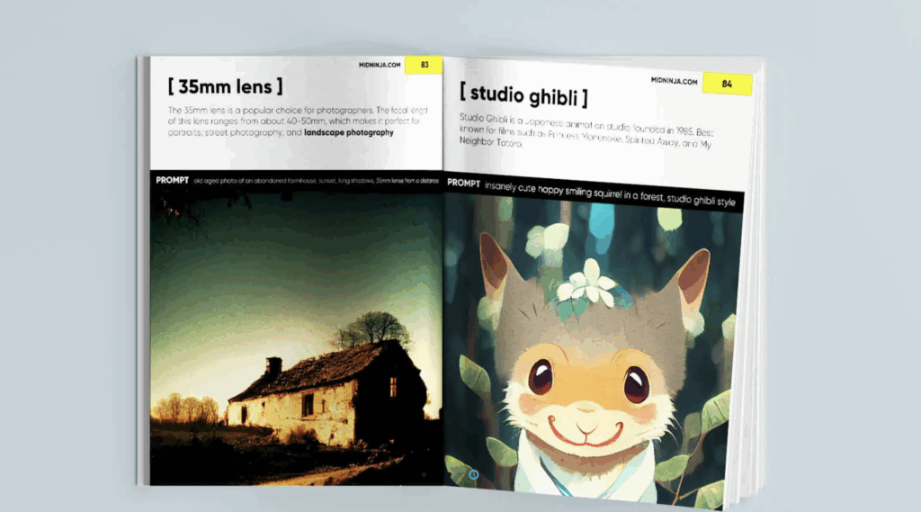Art, Elevated: Inside the Ultimate Midjourney Style Guide by Midninja - SentiSight.ai Midninja PDF insert
