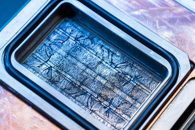 Microsoft has unveiled an innovative chip cooling method that uses microfluidic technology. The approach involves etching microscopic channels directly into silicon chips, enabling coolant to flow across the chip surface and extract heat more effectively. Photo credit: Dan DeLong for Microsoft.Retry