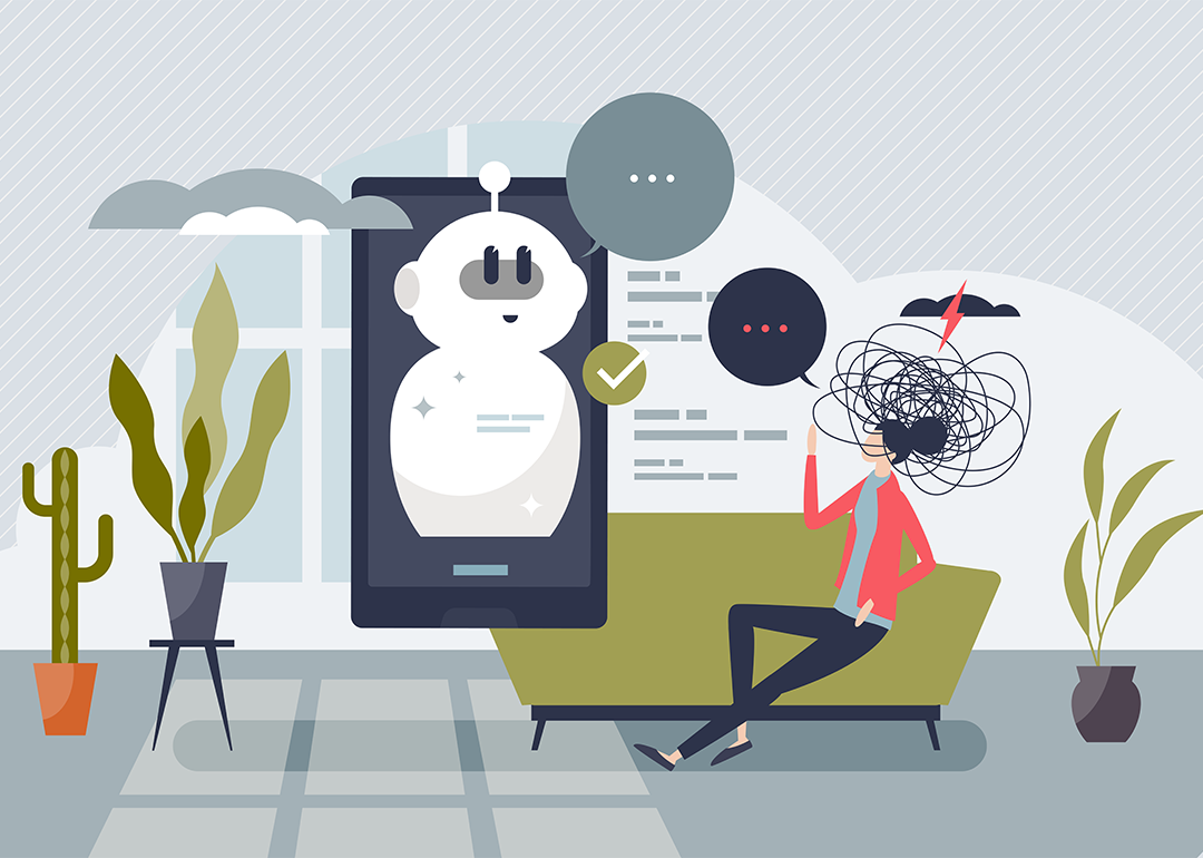 AI Therapy visual illustration