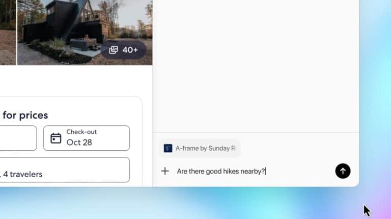 Writing a prompt in ChatGPT Atlas. Image credit: OpenAI