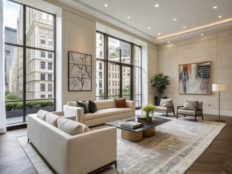 AI-produced interior design.