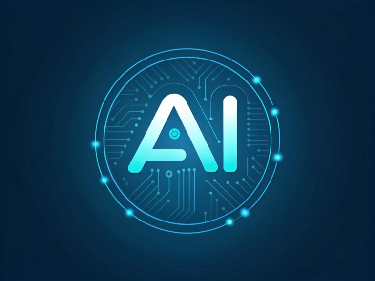 An AI logo, generated using artificial intelligence tools. Image credit: Alius Noreika / AI