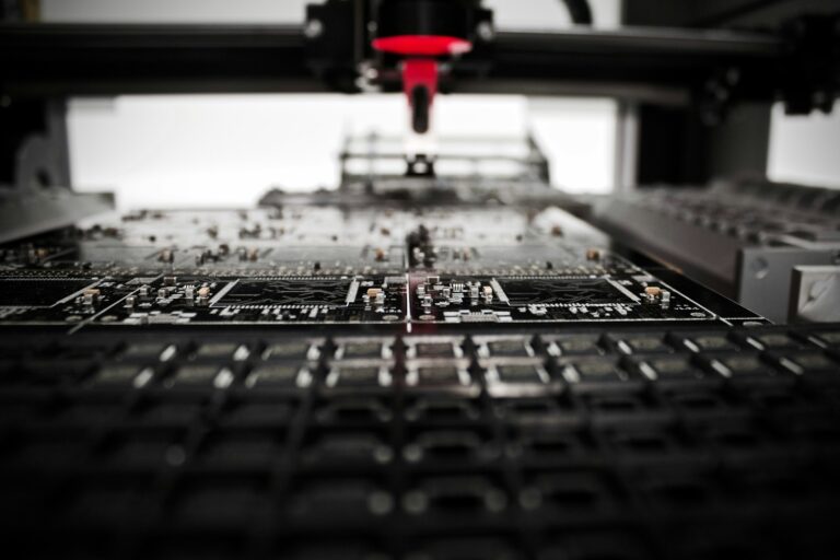 What Materials Are Required for AI Chip Production? - SentiSight.ai Electronics assembly line. Image credit: Louis Reed via Unsplash, free license