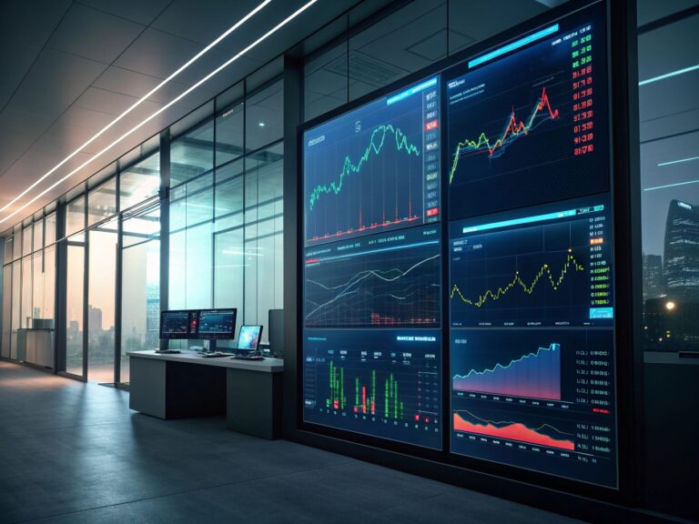 AI Financial Advisors: How Free Tools Are Helping First-Time Investors - SentiSight.ai AI-driven financial predictions - artistic impression. Image credit: Alius Noreika / AI