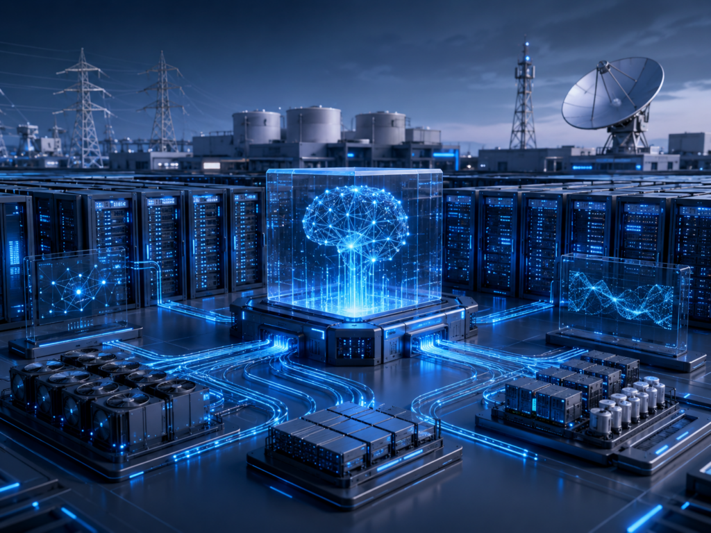 What Is Required for a Premium AI Infrastructure System? - SentiSight.ai AI infrastructure system - artistic impression. Image credit: Alius Noreika / AI