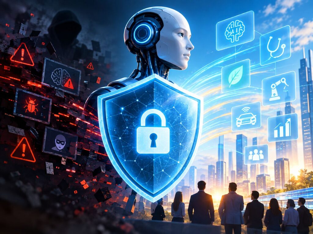 The Importance of Safeguarding With Rapid AI Development - SentiSight.ai Safeguarding AI - artistic impression. Image source: Alius Noreika / AI