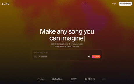 Top 5 AI Music Tools for Fast Creator Song Concepts - SentiSight.ai Product view: Suno